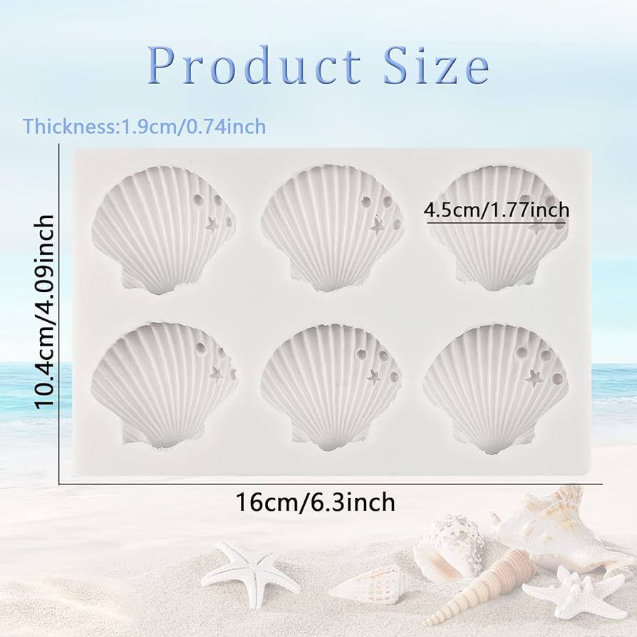 Seashell Silicone Mold
