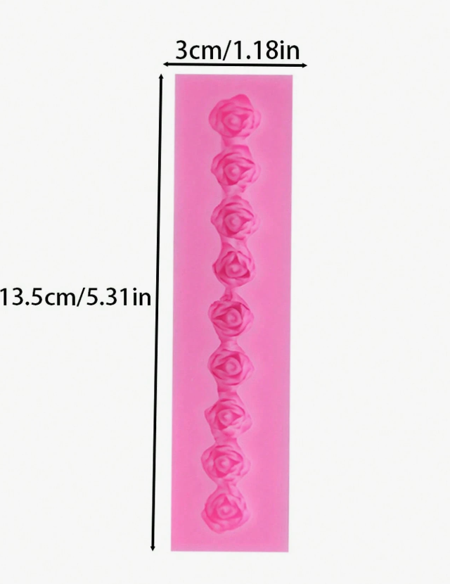 Mini Rose Border Mold
