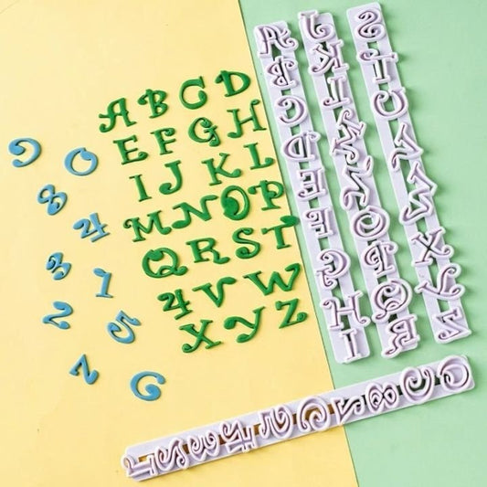 Funky alphabets & numbers cutters set