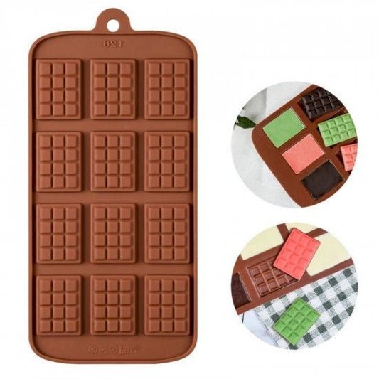 Mini chocolate bar silicon mold