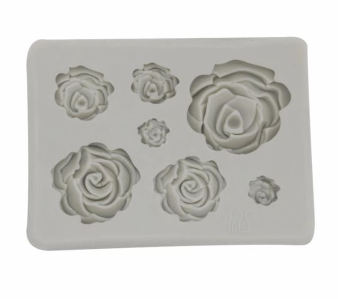 Small roses silicone mold