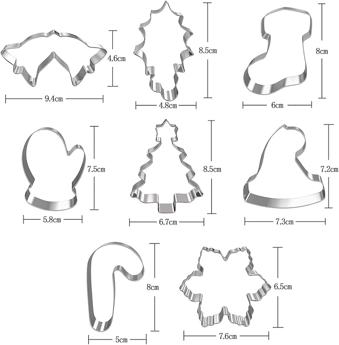 Christmas Cookie Cutters Set