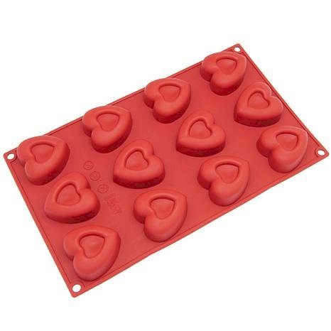 Medium heart silicone mold