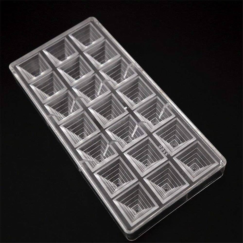 Pyramid shape polycarbonate chocolate mold