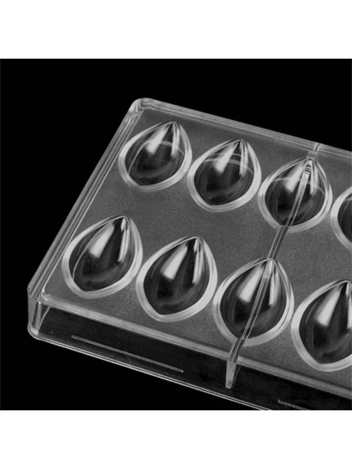 Water drop shape polycarbonate chocolate mold