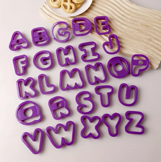 Big Letters Cookie Cutters Set