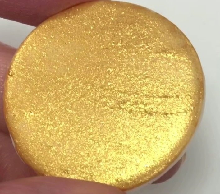 Metallic Gold Glittery Dust