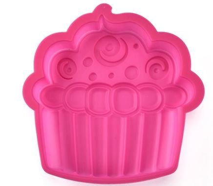 Cupcake shape silicone mold